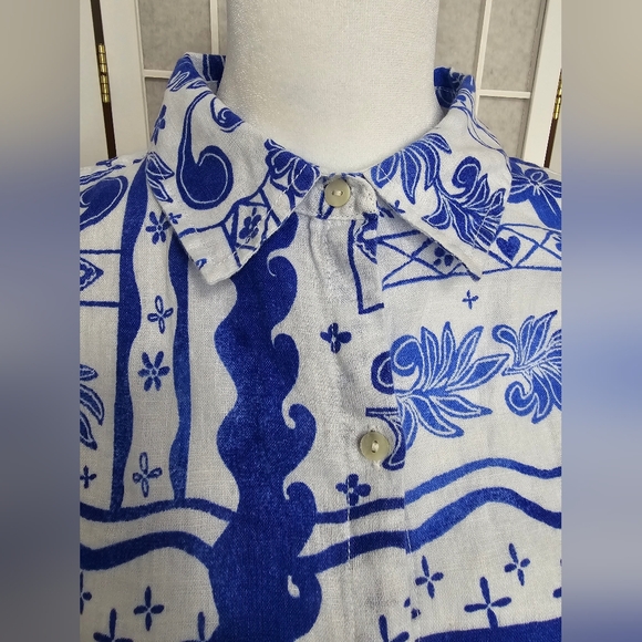 #37. JOIE 100% LINEN button down top NWT - Picture 3 of 6